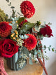 'It's Fall Y'All' Table Arrangement in Ceramic Pot