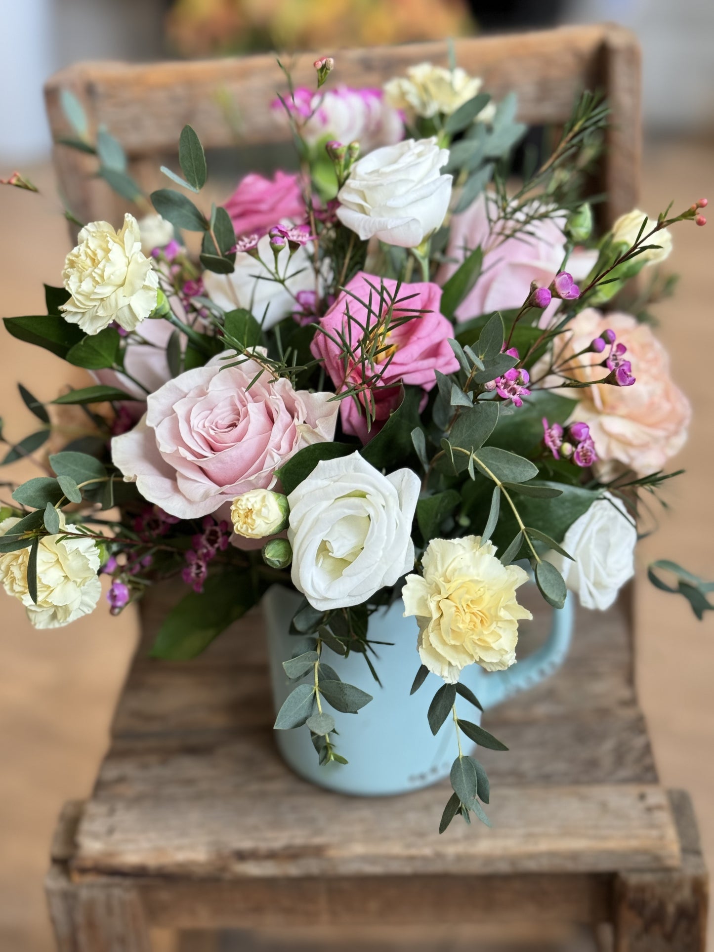 Enamel Mug Arrangement
