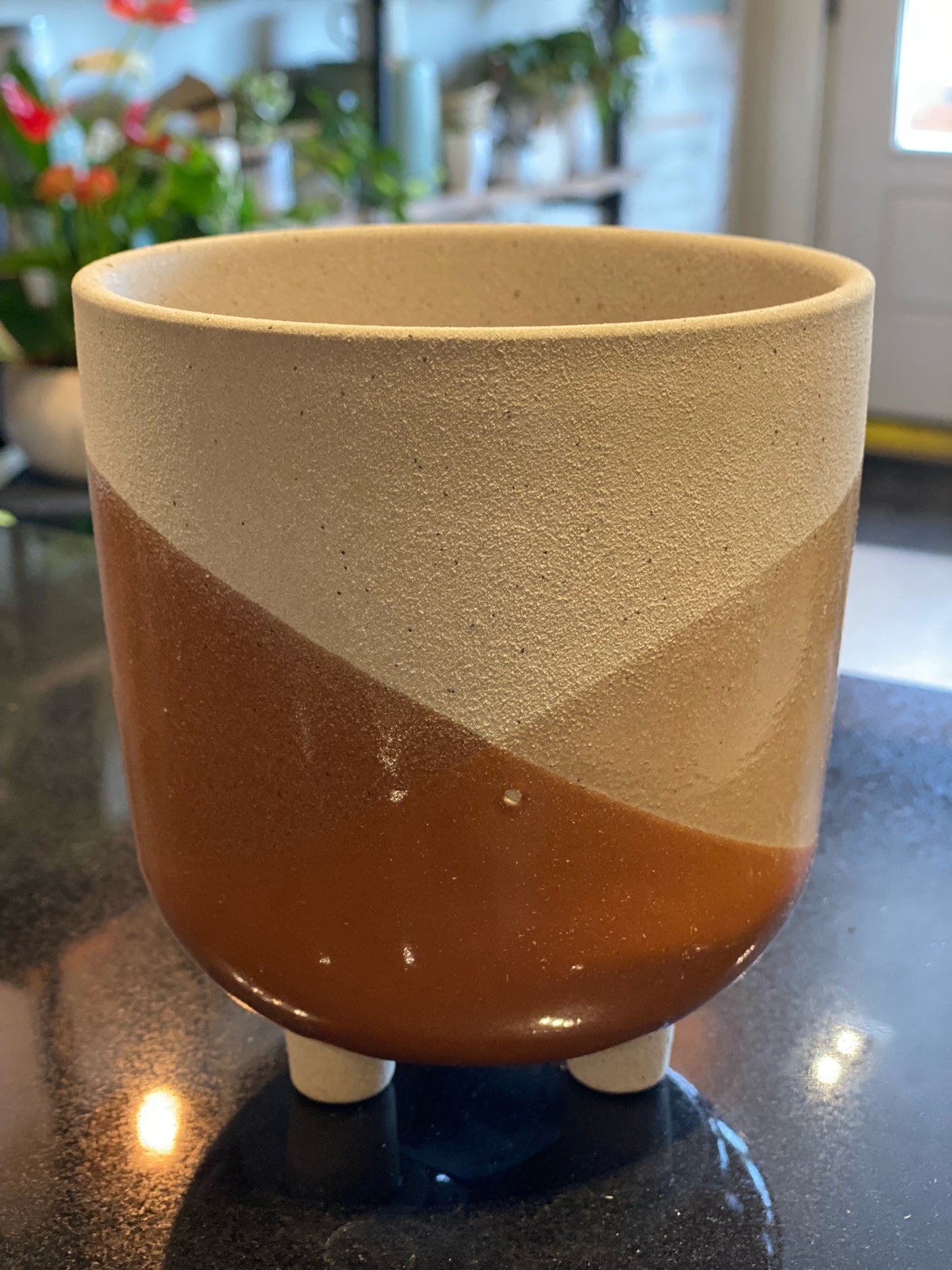 'It's Fall Y'All' Table Arrangement in Ceramic Pot