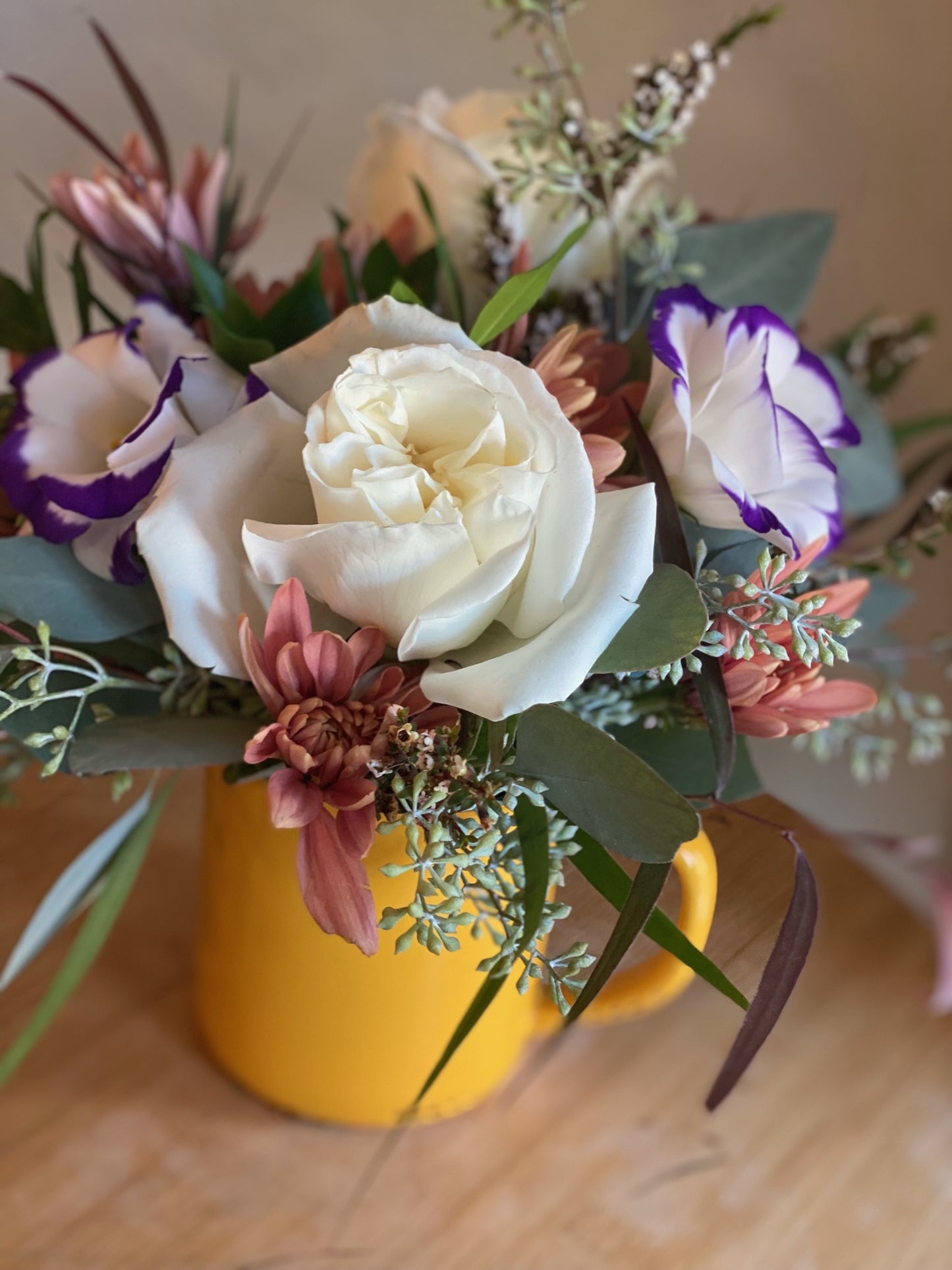 Fall Enamel Mug Arrangement