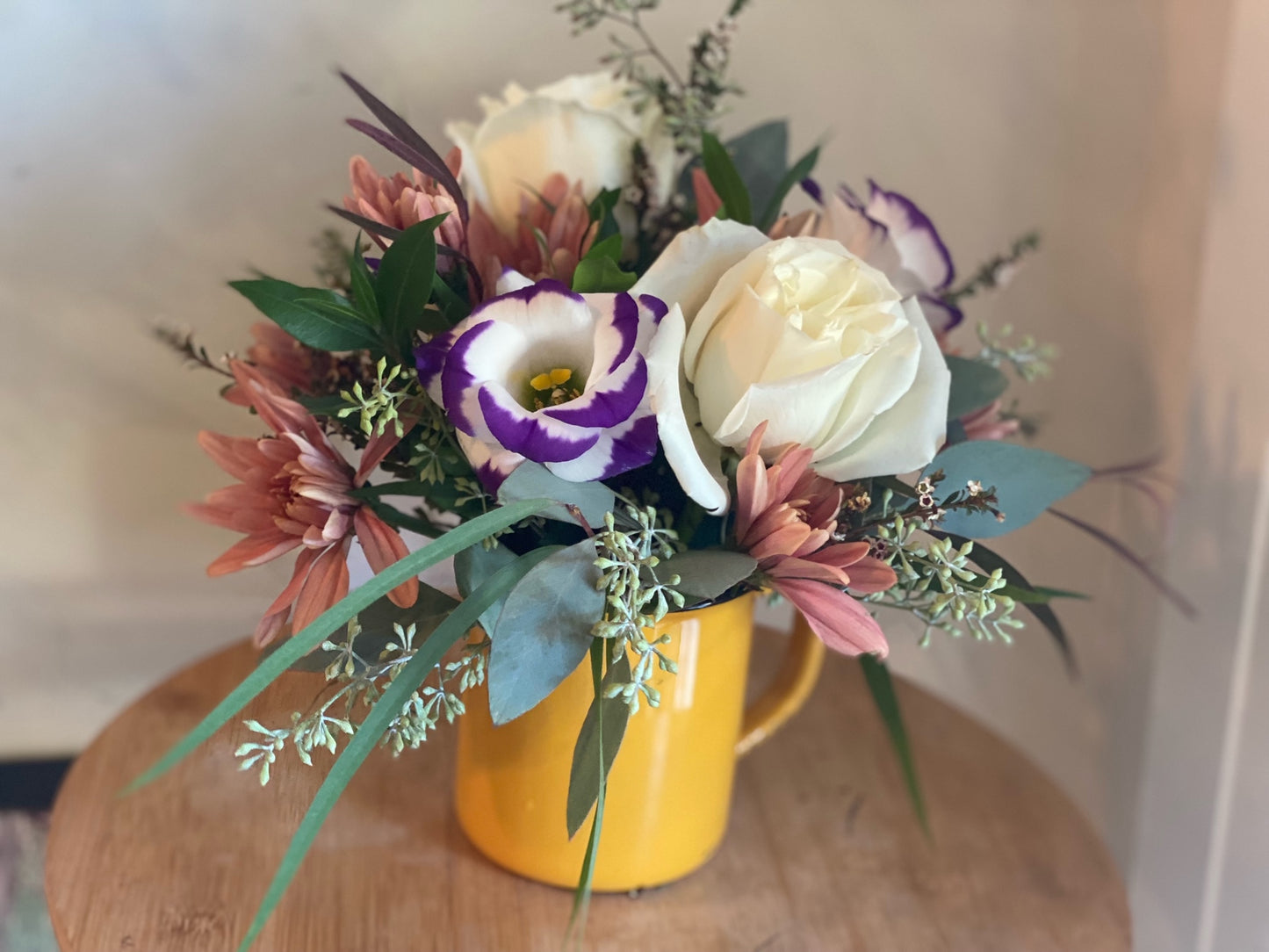 Fall Enamel Mug Arrangement