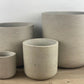 Grey Cement Quarry Pots