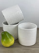 White Dot Ceramic Pot