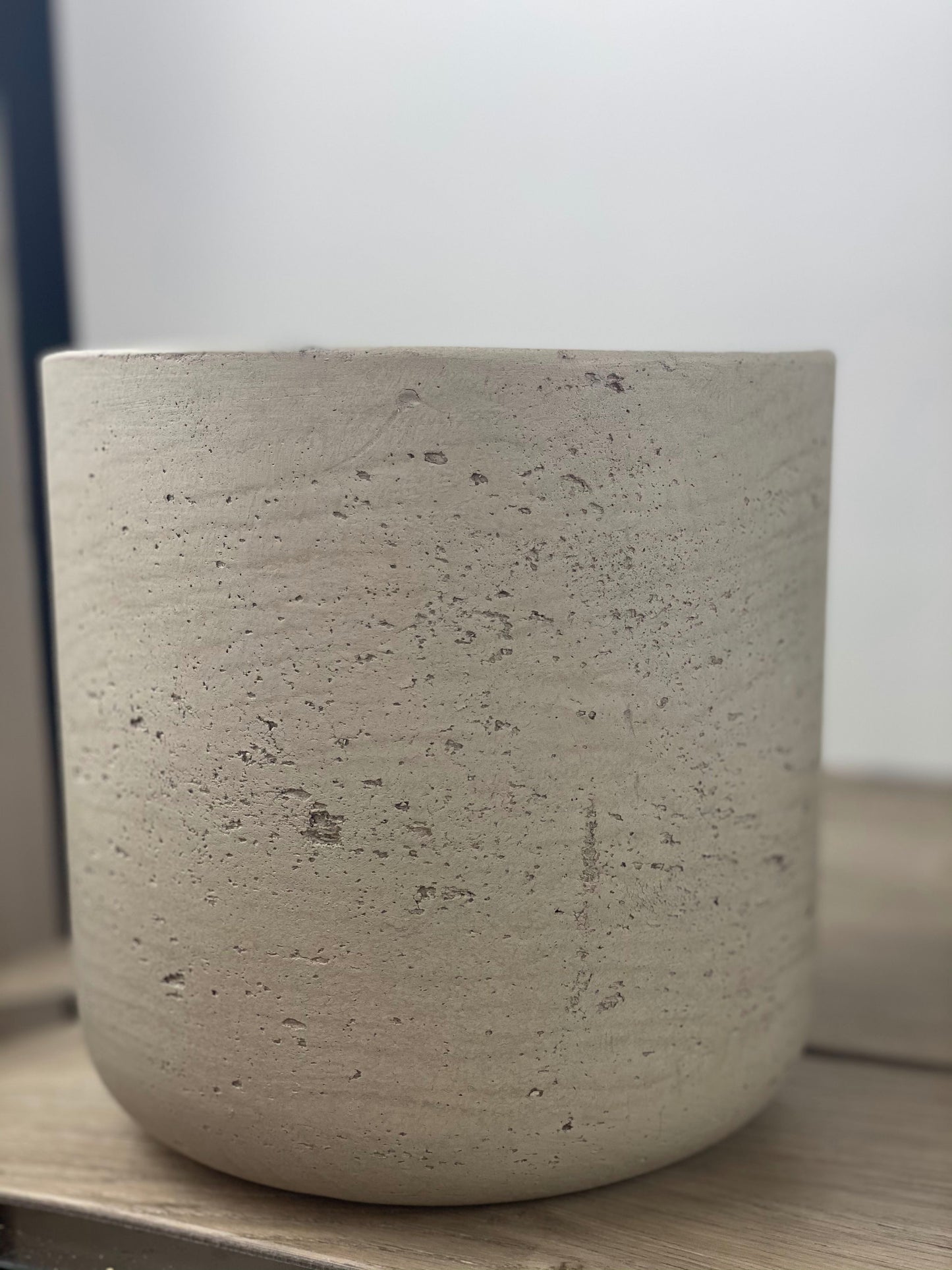Grey Cement Quarry Pots