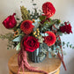 'It's Fall Y'All' Table Arrangement in Ceramic Pot