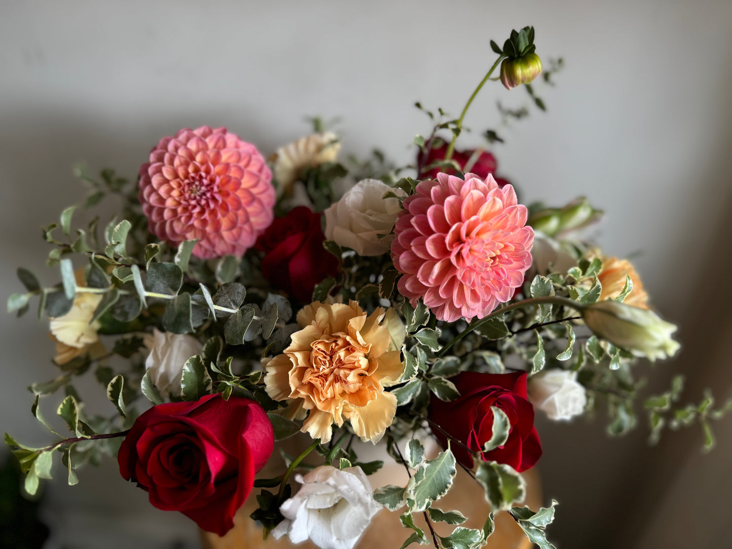 'It's Fall Y'All' Table Arrangement in Ceramic Pot