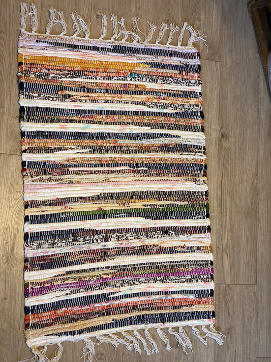 Multi-Coloured Woven Rug
