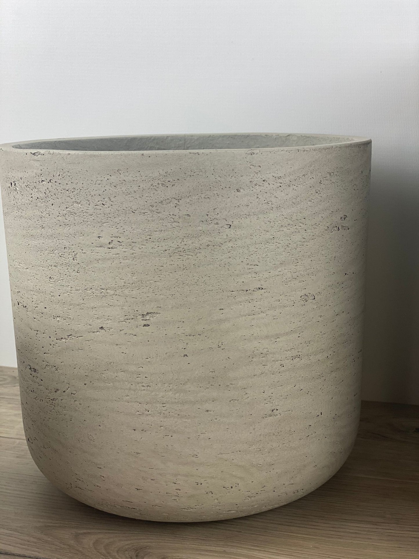 Grey Cement Quarry Pots