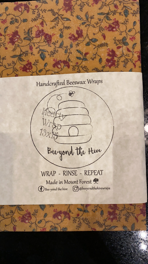 Beeyond the Hive Hearty Wax Food Wrap