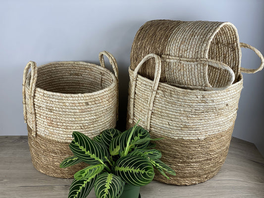 Natural Tan Basket