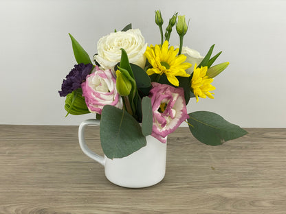 Enamel Mug Arrangement