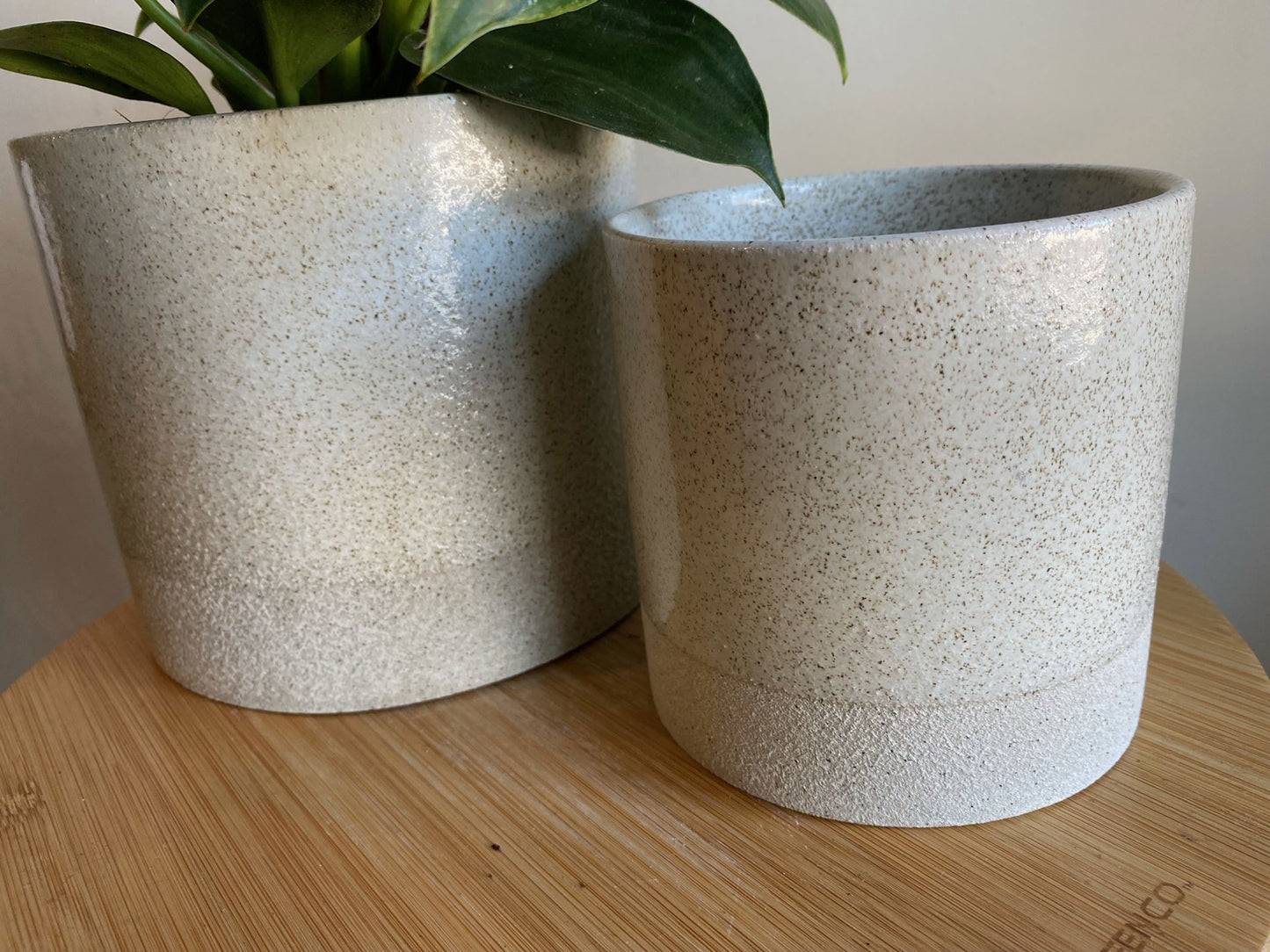 Textured Stone Pot