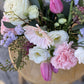Mixed Spring Arrangement in A Glass Jar