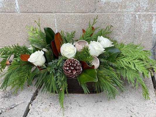 Winter Greens Arrangement