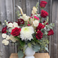 Red and White  Arrangement