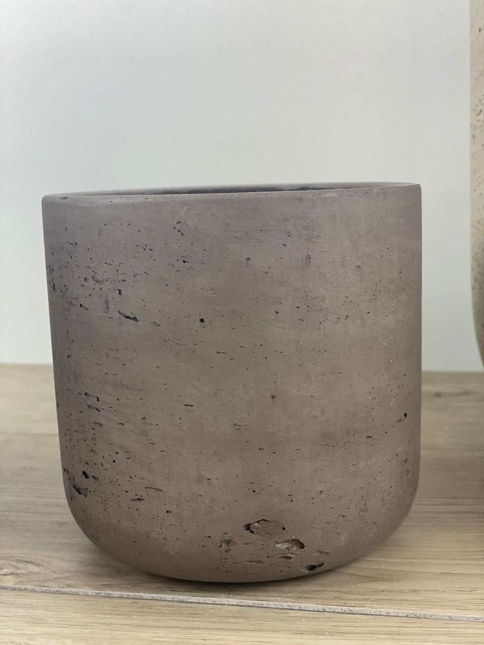 Brown Cement Quarry Pots