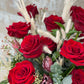 DELUXE Dozen Luxury Red Roses in a Vase